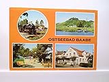  AK Baabe, Ostseebad, Mehrbild, Kleinbahn, Blick zur Moritzburg, Zeltplatz, FDGB-Erholungsheim \
