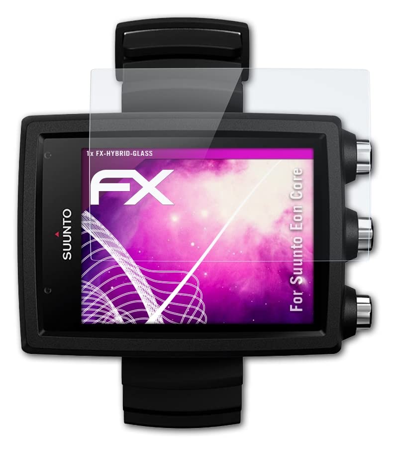 Plastic Glass Protective Film compatible with Suunto Eon Core Glass Protector, 9H Hybrid-Glass FX Screen Protector