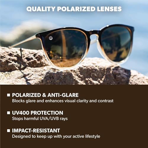 Image of Knockaround Round Trendy Polarized Sunglasses for Women - UV Protection