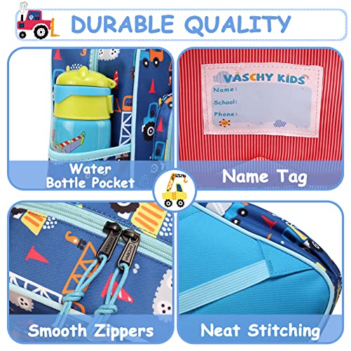 VASCHY Toddler Kids backpacks, Cute Lightweight Water Resistant Preschool Kindergarten Daypack SchoolBag Bookbag Girls Boys