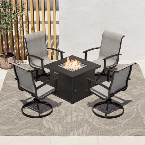 Grand patio 5-Piece Patio Furniture Sets with 30 Inch CSA Approve...