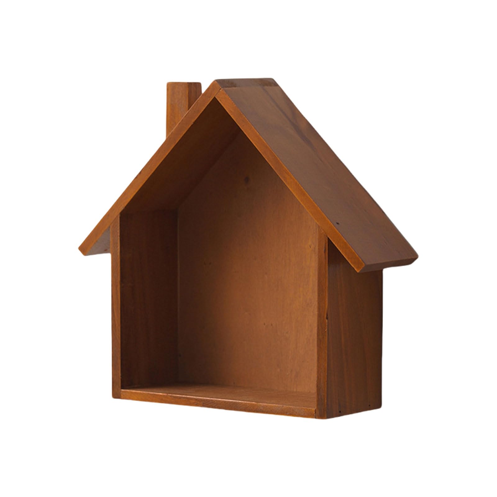 Kalttoy Houses Wall Shelf Sturdy Wood Storage Rack Home Decoration with Elegant Styles Portable Storage for Household Use Collectibles Display