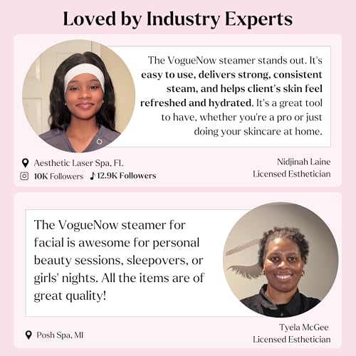 Facial Steamer Spa Kit with Complimentary 17 Skin Care Tools | Face Steamer for Facial Deep Cleaning with Towel Warmer & Humidifier Mode| Self Care Gifts for Women, Spa Gifts, Birthday Gifts for Women - Image 6