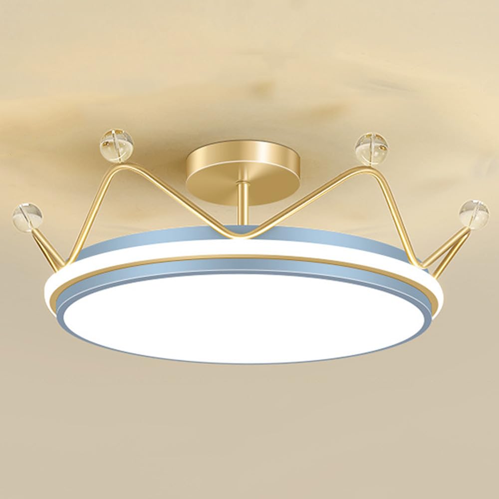 SXECAEPS Modern creative chandelier Dimmable LED Ceiling Light, Creative Cartoon Acrylic Lamp With Remote, Modern Flush Mount Lighting Fixture For Boys Girls Bedroom Living Room, 24W