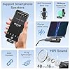 BOYA BY-V10 USB C Wireless Lavalier Microphone for Android, Type-C Smartphone Laptop, Noise Canceling, Mini Clip-on Microphone for YouTube, Podcast, Facebook, Tiktok Vlogging Recordings #2