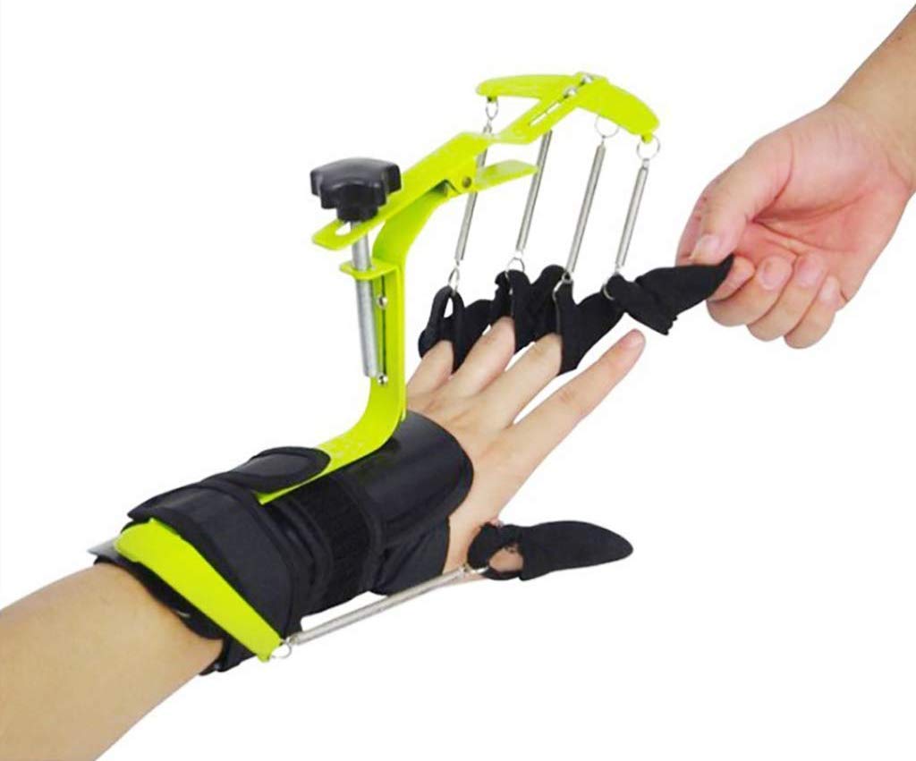 Ortesis de muñeca para Dedos, ortesis de muñeca Ajustable Protector Brace Entrenamiento de rehabilitación de Manos Ortesis de Dedo para Ejercicio de muñeca de Dedo