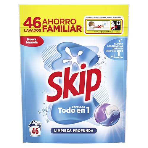 Skip Detergente en Cápsulas Limpieza profunda, 46 lavados