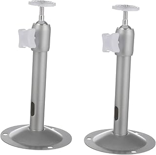 Mikikit 2pcs 360 Monitoring Bracket Camera Brackets Mount Brackets Camera Mount Bracket Television Wall Mount Wall Bracket Mount for Tv Wall Mount Tv Bracket Universal Aluminum Alloy