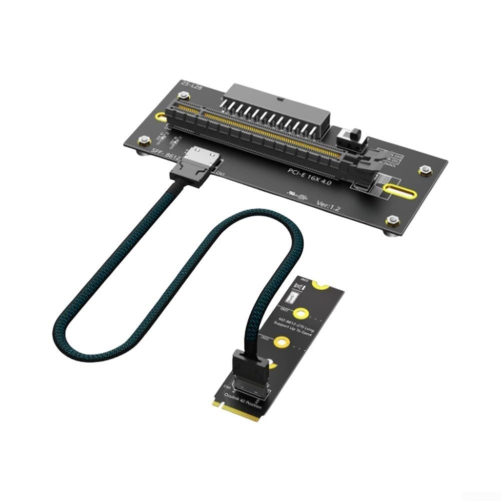 M.2 per m-key a per oculink SFF-8612 adattatore per pcie 4.0 x16 (24pin