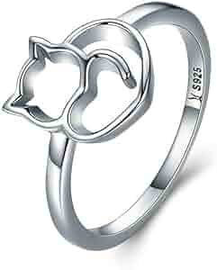 Amazon.com: VERA NOVA JEWELRY Astonishing Cute Little Cat