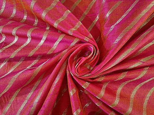 Brocart de soie rose orange pour confectionner vos robes de soirée de mariage