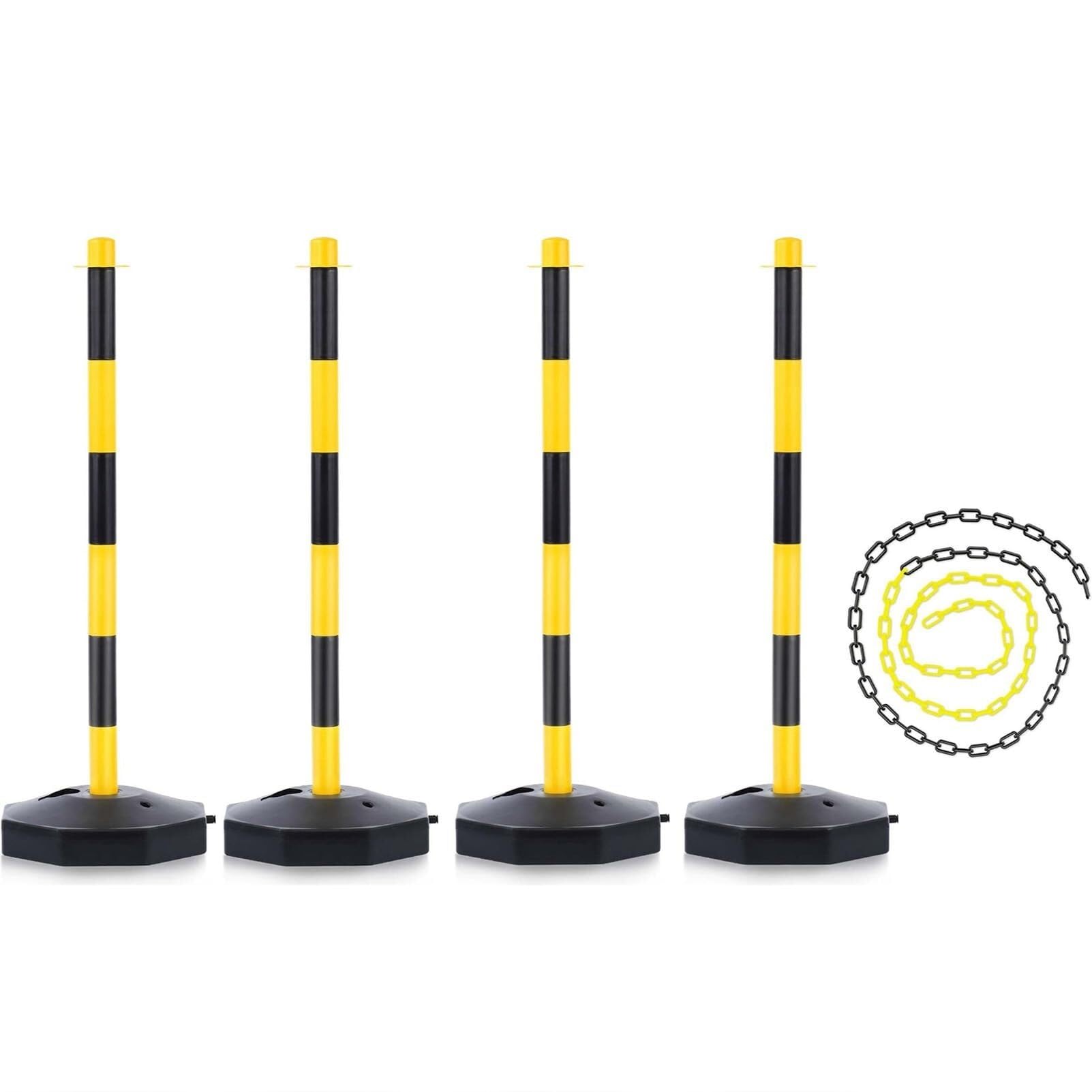 YNBSHGAA Folding Parking Barrier Bollard - High Visibility, Lockable, Rust Proof Solution for Private Parking Driveway Security,6