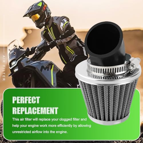 Image of 38mm 39mm 40mm 1.5 inch Filter 45 Degree Angled for 50cc 70cc 90cc 110cc 125cc 150cc 200cc ATV Quad Scooter Gokart Moped Chopper Pit Dirt Pocket Mini Super Bike GY6 1.5in