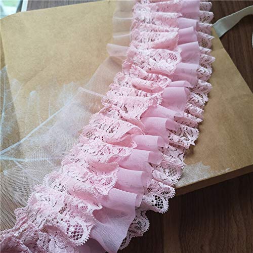 Amazon.co.jp: HANGQINGHENG 10cm幅3層ピンク3 dプリーツ Amazon.co.jp: HANGQINGHENG 10cm幅3層ピンク3 dプリーツ