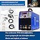 PLASMARGON 3 in 1 Combo Plasmaschneider WIG Schweißgerät MMA Wechselrichter Kombischweißgerät Plasmaschneider TIG MMA | IGBT | Digitale LCD Anzeige | HF-Zündung CT418P