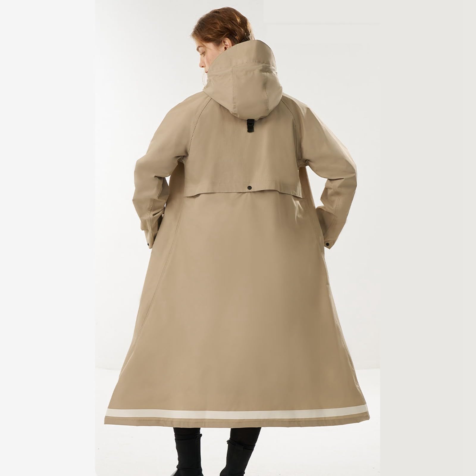 Poncho Pluie Homme Impermeable Femme Imperméable Protege Tenue Velo Pancho Vetement De Habit Ciret Cap Ensemble Cape Protection Manteau Long avec Capuche pour Anti
