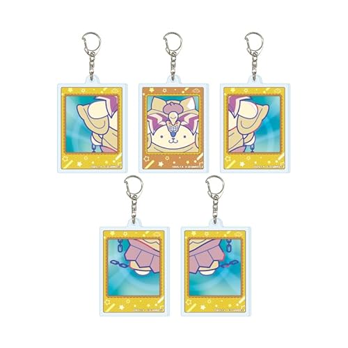 遊☆戯☆王デュエルモンスターズ x サンリオキャラクターズ 01 [コラボイラスト] アクリルキーホルダー コンプリートセット 5個入りBOX