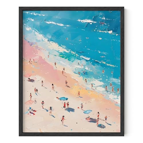 HAUS AND HUES Beach Wall Art - Coastal Art Print...