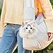 Hundetasche, große Haustiertasche,Atmungsaktiver Haustier-Tragebeutel mit Sicherheitsverschluss,für den Spaziergang, Aktivitäten im Freien und Ausflüge am Wochenende (Khaki)