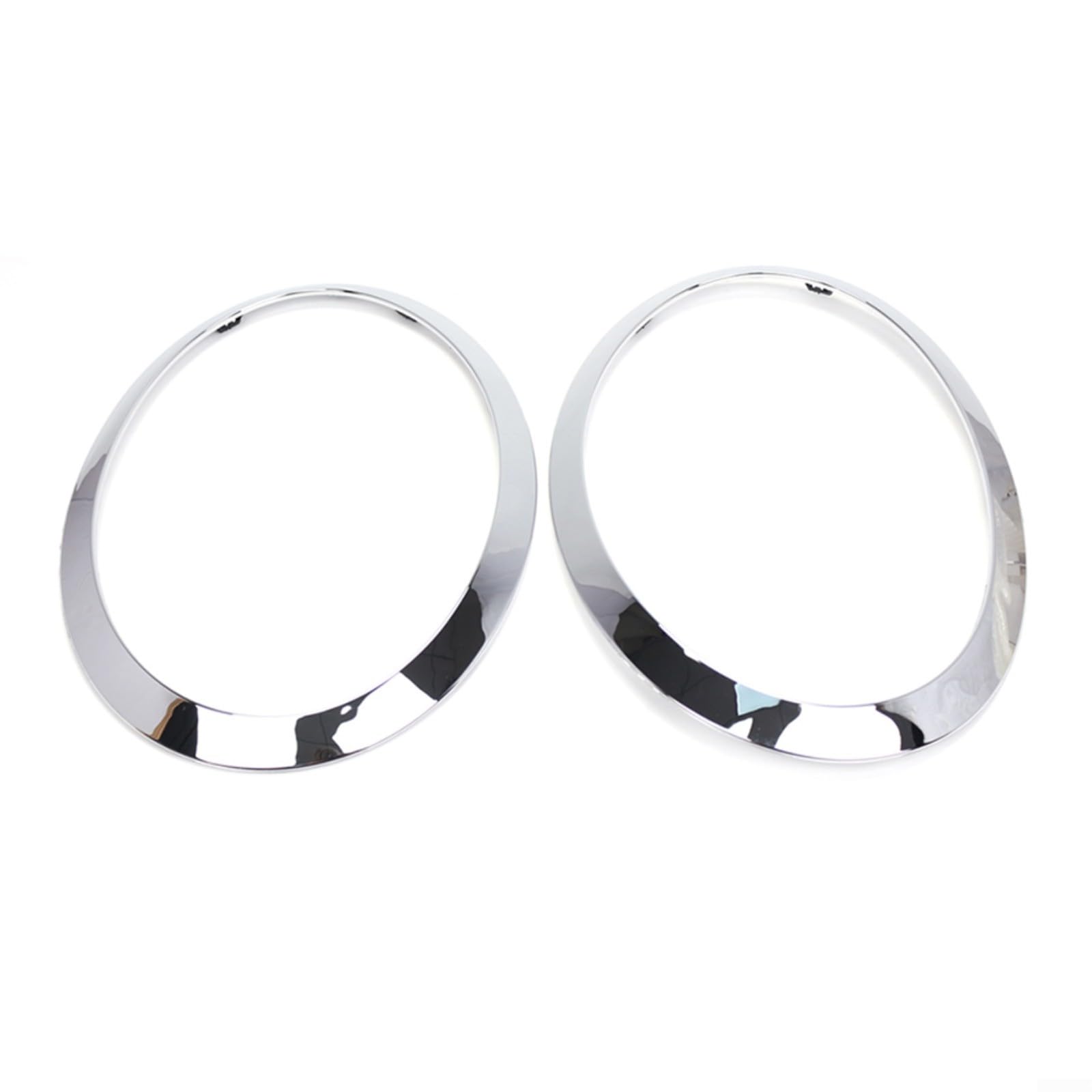 Set di coperture per fari esterni in ABS argento per MINI Cooper F55 F56 F57 2014-2024