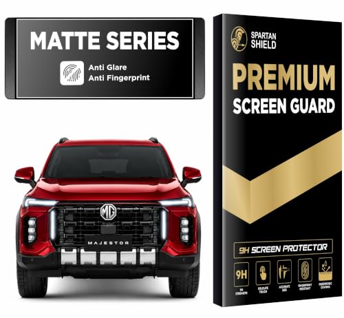Image of Spartan Shield MATTE SCREEN GUARD For MG MAJESTOR 2026 || 12.3 INCH INFOTAINMENT TOUCHSCREEN PROTECTOR | Anti Scratch | Water Resistant | HD Clear | High Touch Sensitivity | MgMajestor Car Accessories [Not Tempered Glass] (Majestor Info Matte)