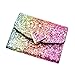 Women Glitter Sequins Purse Short Trifold Wallet Bling Card Holder Clutch