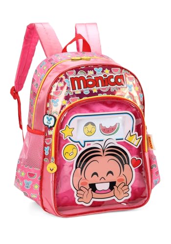 Mochila Escolar Infantil de Costas Turma da Monica