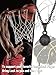 GOLDCHIC JEWELRY Engraved Black Basketball Chain, NBA Stereoscopic 3D Basketball Fans Pendant Necklaces Women Men, Gift for Son