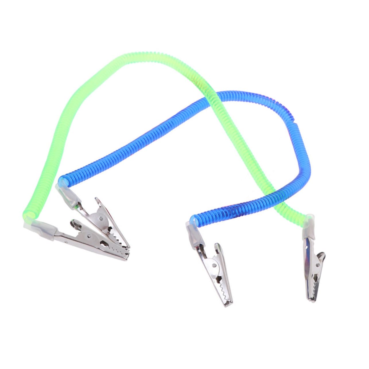 OUNONA 2Pcs Scarf Clips Flexible Bib Holder for Scarves and Random Colors for Dining and Use Spring Clips