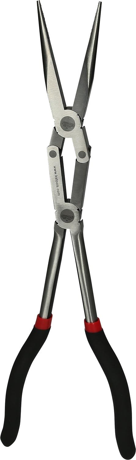 KS Tools 500.7161 Szczypce plaskie z podwójnymprzegubem, XL