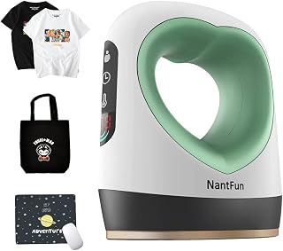 Pressa di Calore TTLIFE Mini DIY Macchina da Stampa Portatile con 4 livelli di visualizzazione della temperatura& riscaldamento a doppio tubo HTV Macchine per Vestiti, Magliette, Scarpe, Cappelli