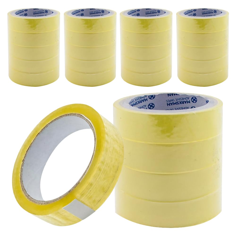Set Of 20 Rolls Clear Packing Tape - Stationary | 24mm X 30m | Parcel, Sellotape, Office | Ideal For Cardboard Box, Packing Parcels Moving House, Removals, Strong Parcel Boxes