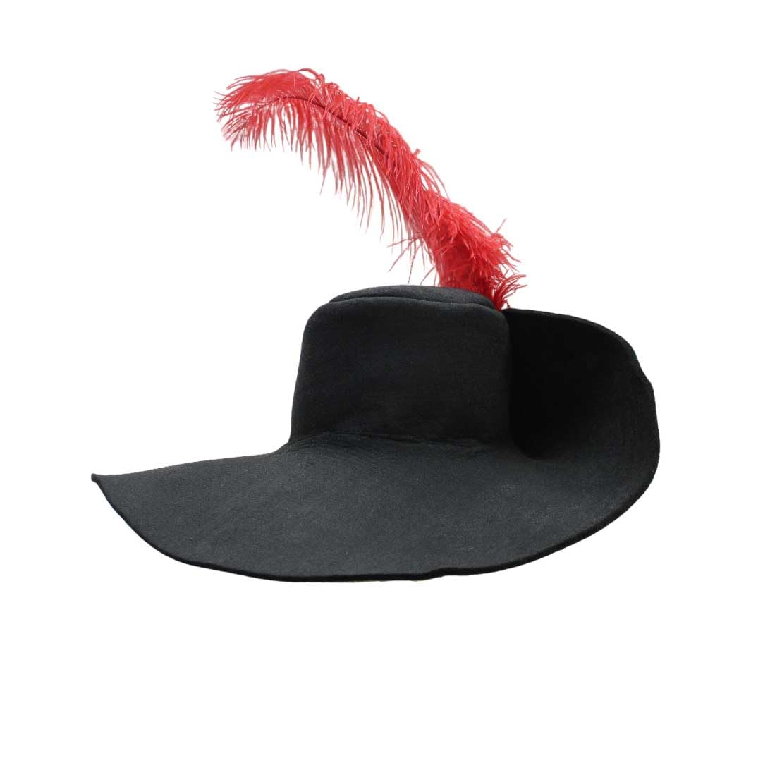 Chapeau médiéval de mousquetaire à large bord