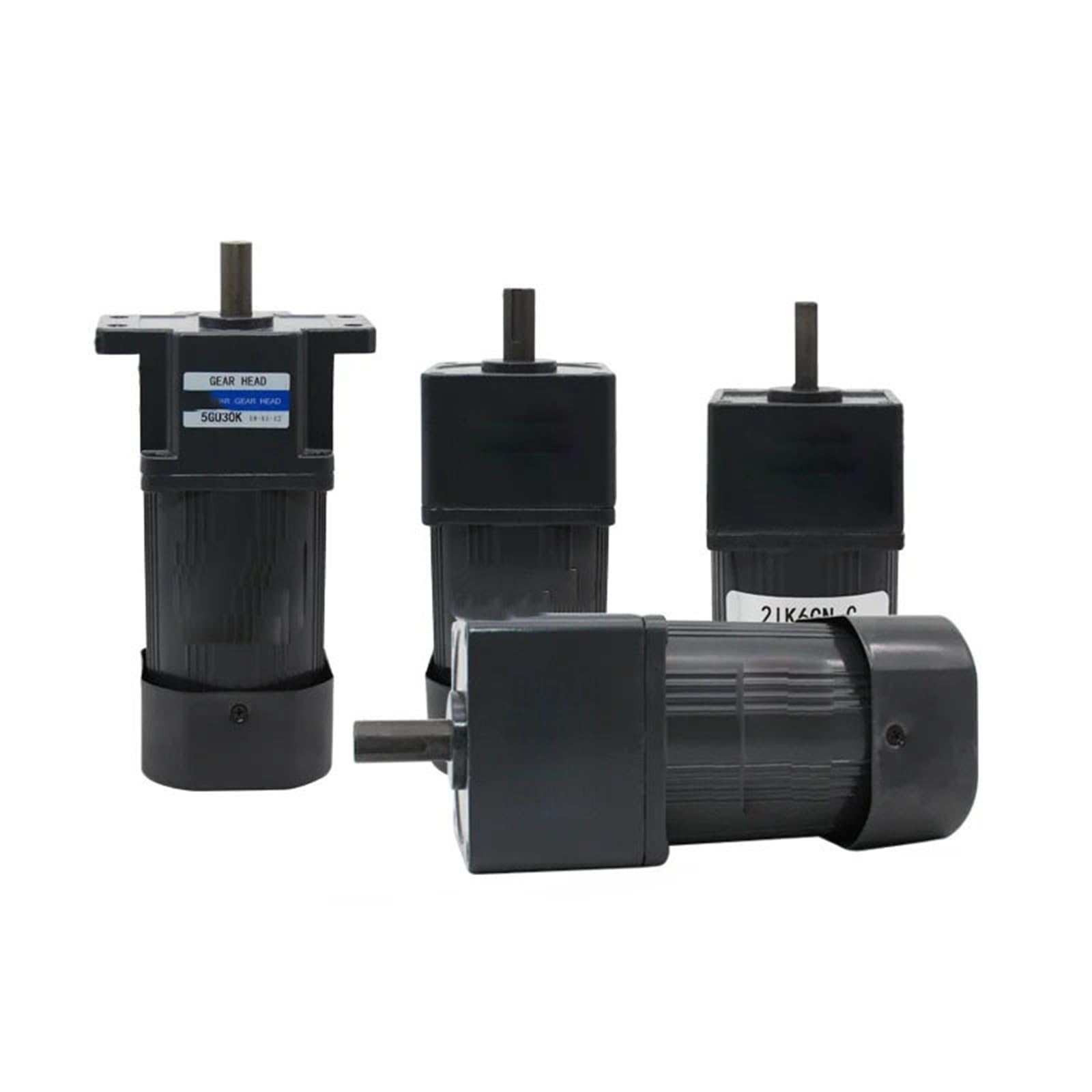 Motorreductor de velocidad fija 4IK25GN-C de 80 x 80 mm, 25 W, con caja de cambios, 220 V, 380 V CA, sentido horario y antihorario. Reducción de par(45RPM)