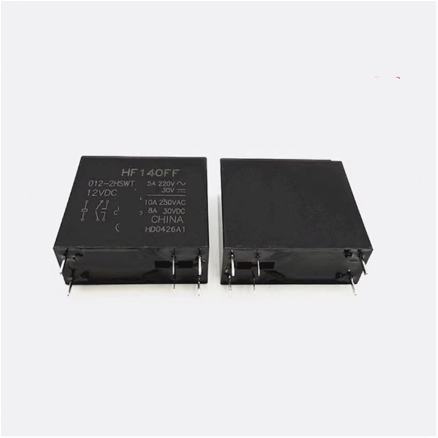 HF140FF 012-2HSWT HF140FF 0122HSWT 12V DCV12 12DCV 10A Relay 4PIN 5Pcs