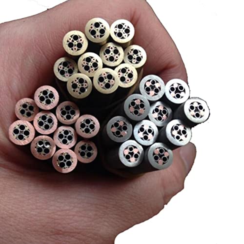 YYOBK 9.4"Pulgadas De Acero/Latón/Cobre 0.23" Pulgadas Mosaicos De Pulgada, Industrial Bricolaje Accesorios De Piezas Manuales 1pcs (Color : Copper) Cover