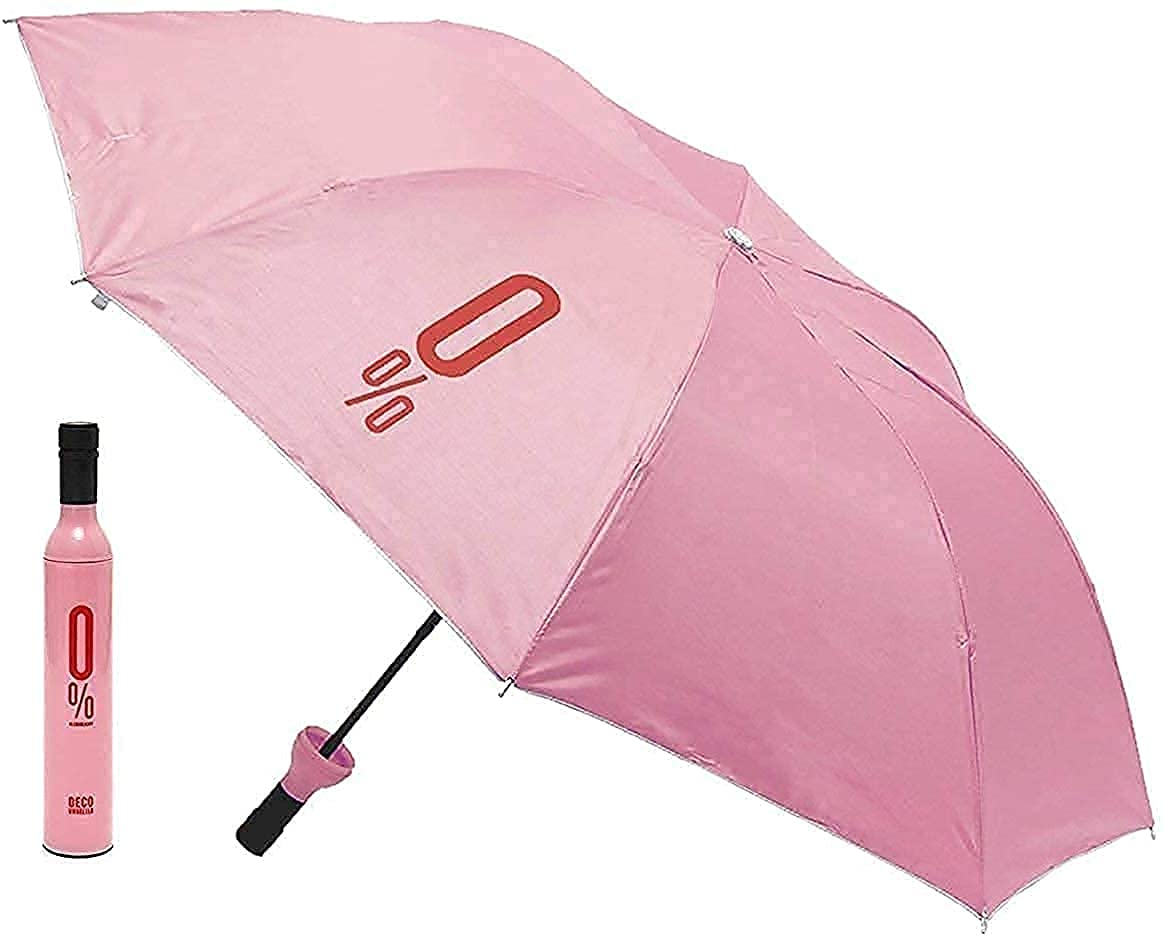OCTOPUS PRIME Newest Windproof Double Layer Umbrella with Bottle Cover Umbrella for UV Protection & Rain (Design & Color As Per Availability)-image-42