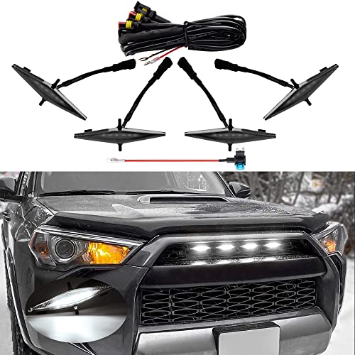 Lámparas LED blancas para parrilla frontal 4PCS miniatura 1