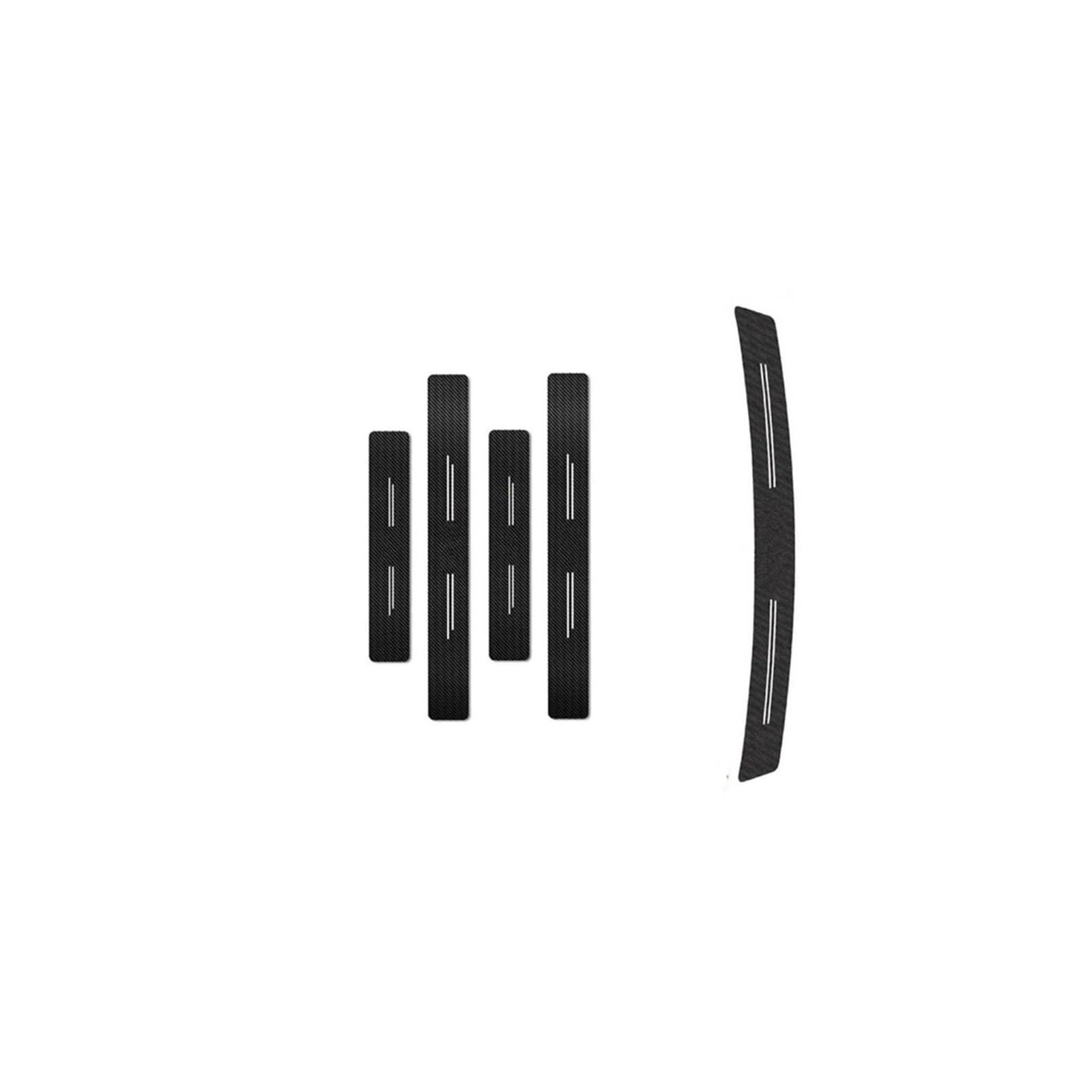 for Citroen C4 C3 C1 C2 for Picasso C4l C5 C6 C8 for C-Elysee for VTS for C-Crosser Car Door Sill Stickers Trunk Bumper Pedal Pads(VTS)