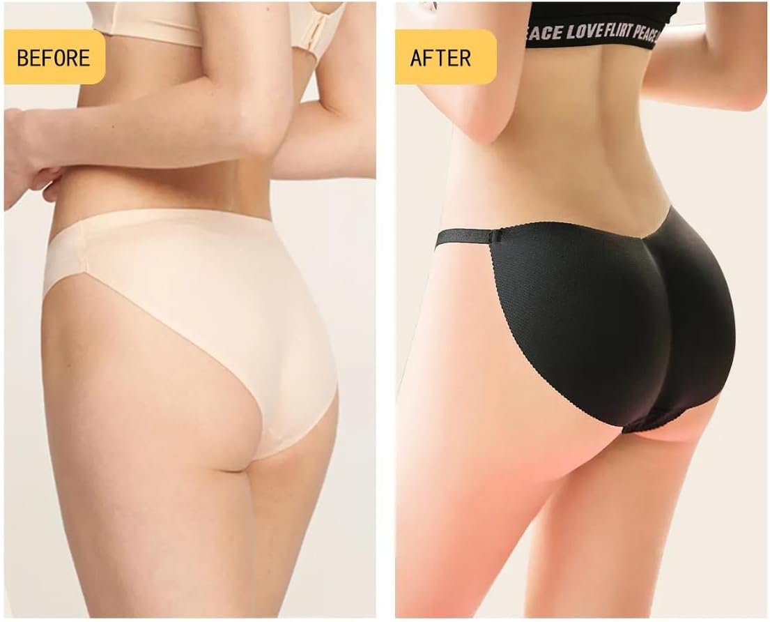 Aimery women's 2pcs Padded Seamless Lifter Butt Hip Enhancer Panties Shapewear Booty Lifting Shape Panty - Image 5