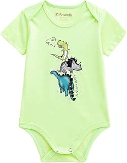 Body Dinossauro Bebê Menino Brandili