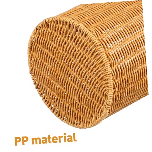 Panier à linge en osier avec couvercle buanderie et jouets