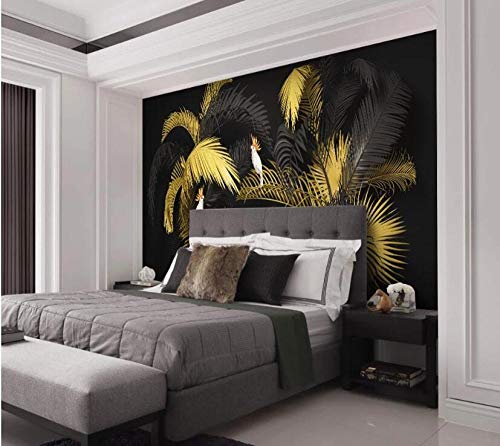 Plante tropicale papier peint 3D grand format salon WLLLO - 3