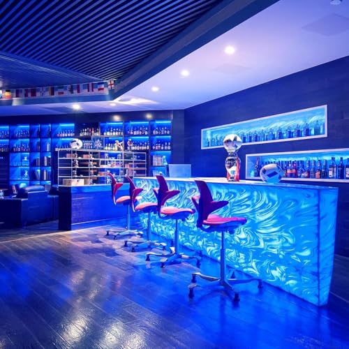 Image of COXO 1 Meters LED Rope Light for Decoration - Waterproof Blue SMD Cove Light for Ceiling, Home Decor, LED Pipe Light for Diwali, Festival, Indoor, Outdoor Use (Blue, 1 Meter)