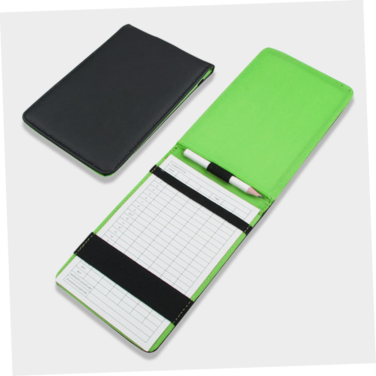 ifundom Cuaderno de Puntuación Profesional y Portátil Funda de PU Compatible con Tarjetas de Puntuación Protección contra Agua y Arañazos