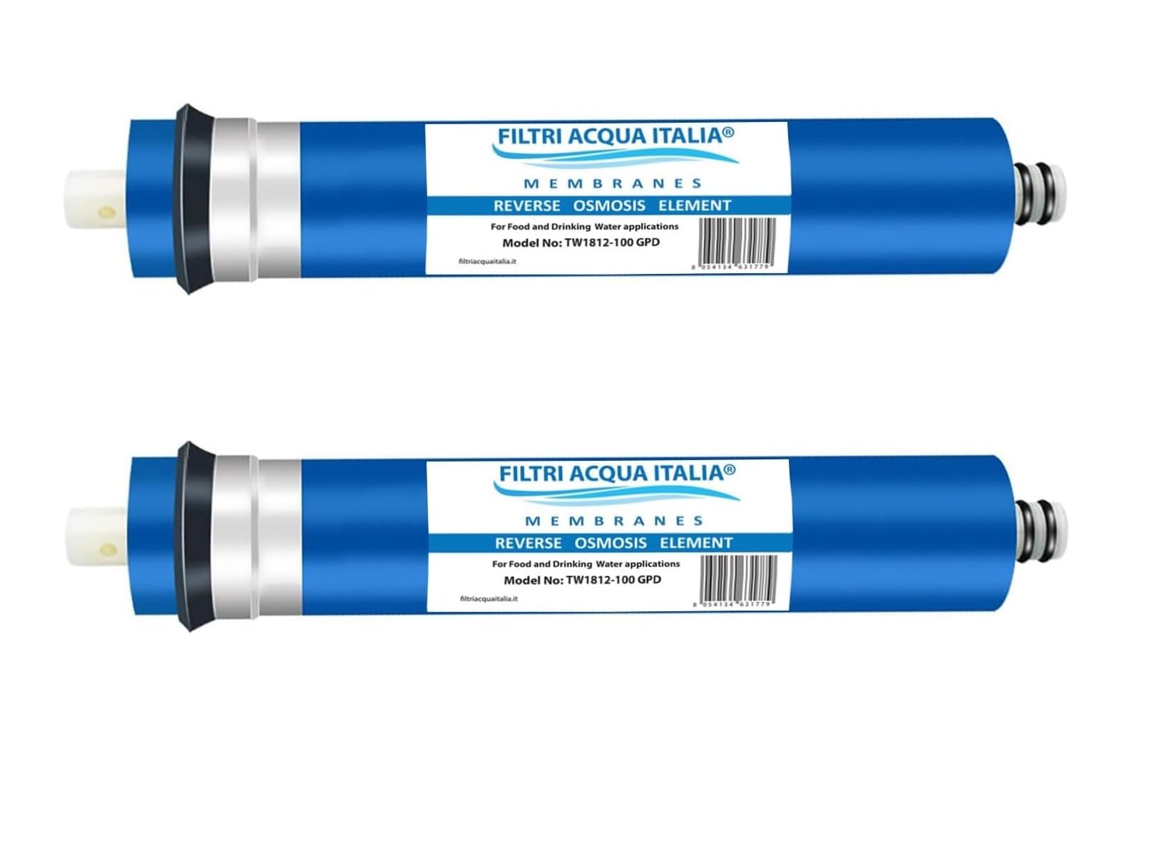 Membrana 100 GPD per Osmosi Inversa Set 2 Pezzi