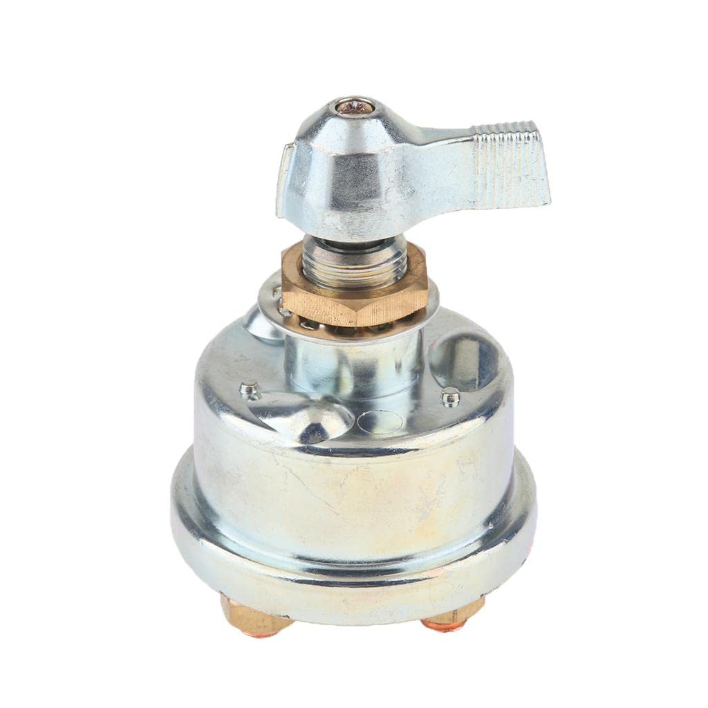 Enakshi® Battery Disconnect Switch 125A Surge Rating | 12V 2-Post Manual Rotary Activation | Alloy Construction Performance Reliable Premium High Safety for Automotive Car RV Battery Cut Off-image-15