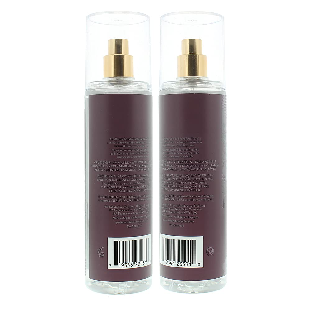 Christina Aguilera Violet Noir Fine Fragrance Mist, 236 ml