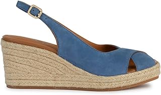 Geox Womens D Panarea Espadrille Wedge Sandal