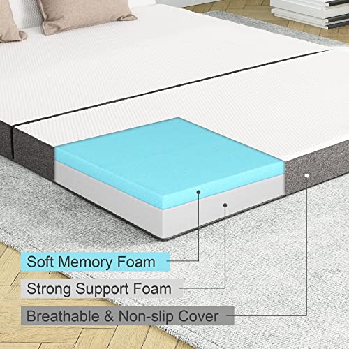 Molblly-Folding-Mattress-3-inch-Tri-Folding-Memeory-Foam-Mattress-Portable-Trifold-Mattress-Topper-with-Washable-Cover-Non-Slip-Bottom-Camping-Mattress-Guest-Bed-Small-Twin-75x25x3